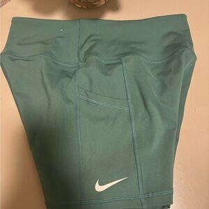 Nike Teal Performance dri-fit tight fit M shorts